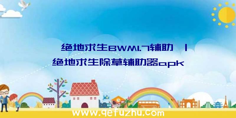 「绝地求生BWM1.7辅助」|绝地求生除草辅助器apk